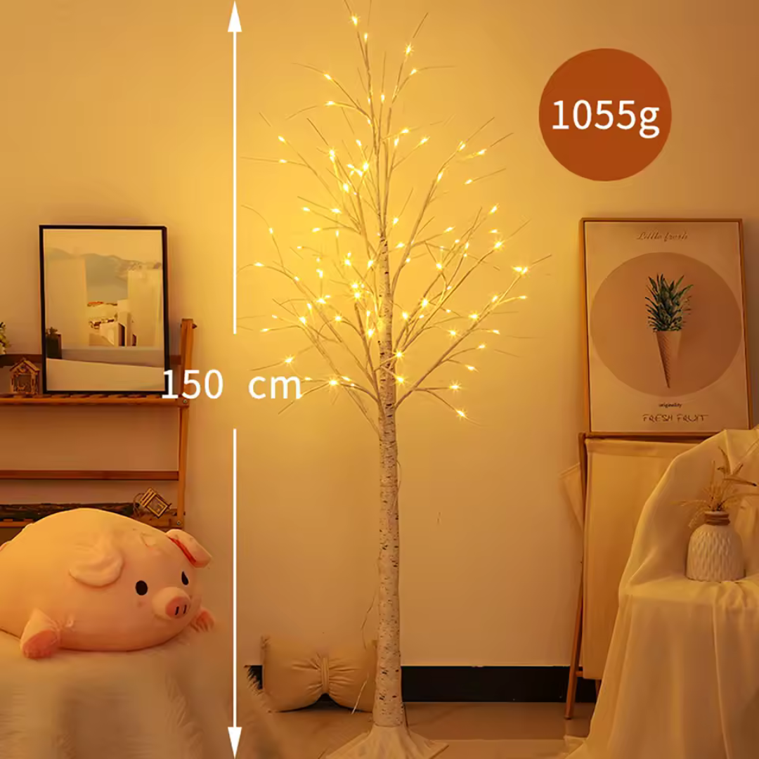 Árvore Luminosa de Bétula LED – Para Decoração de Ambientes e Eventos