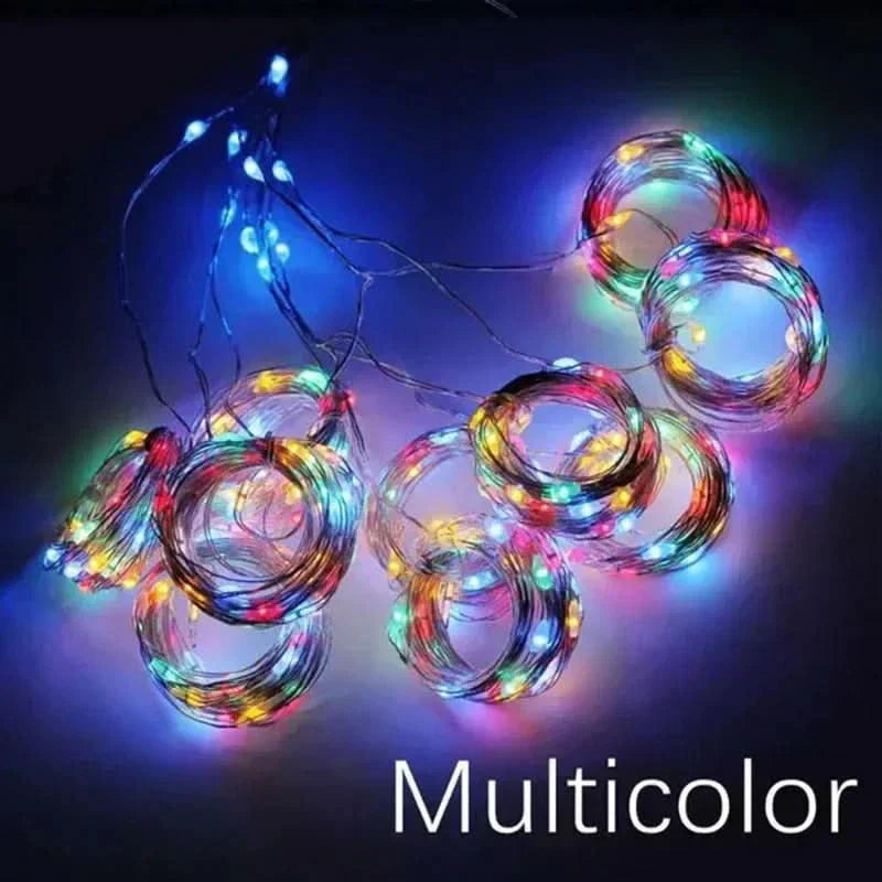 Cortina de Luzes LED Natalinas - Magia e Encanto em Sua Casa