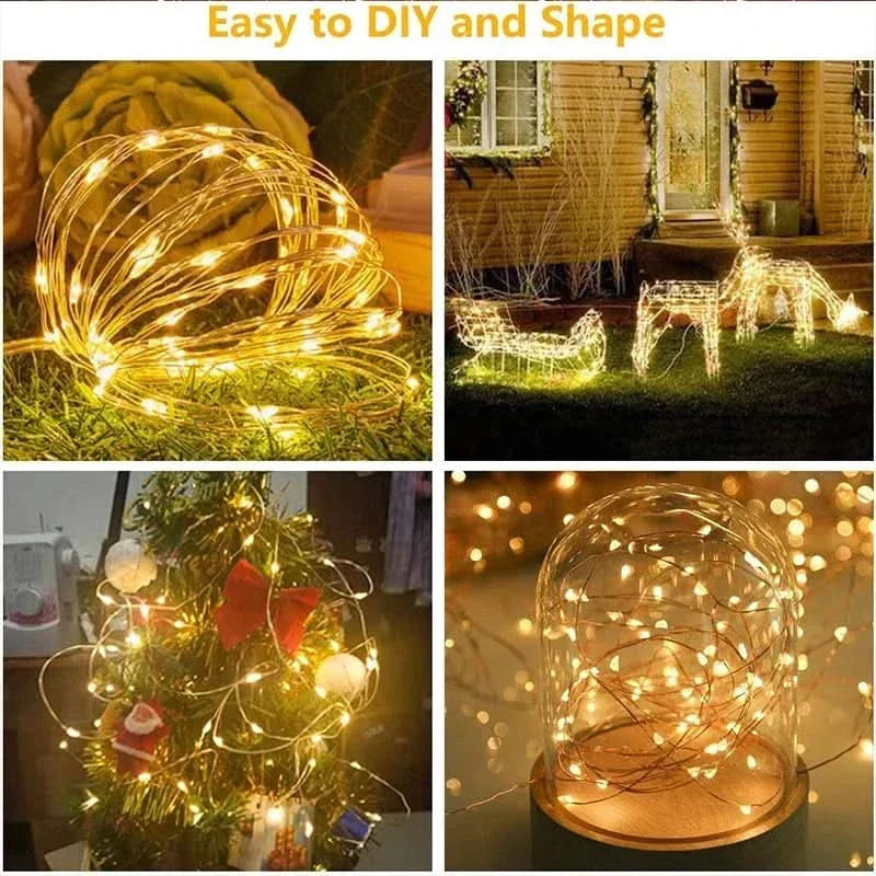 Cortina de Luzes LED Natalinas - Magia e Encanto em Sua Casa