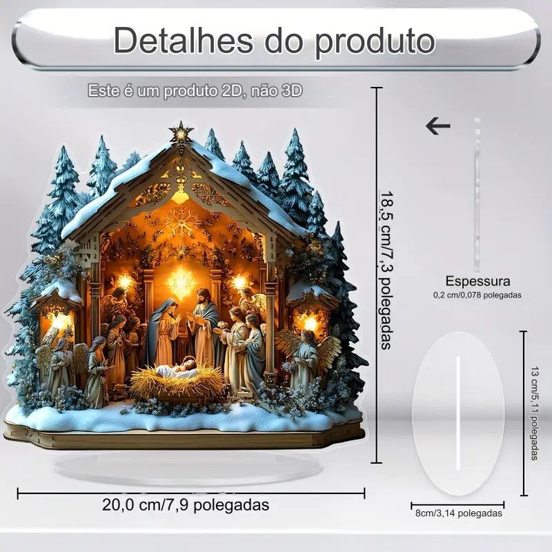 Presépio de Resina Noite de Natal